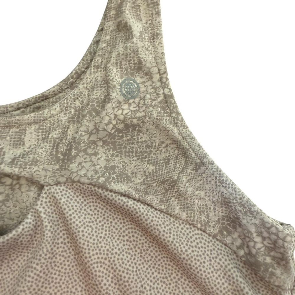 Max Studio Beige Patterned Tank Top - image 7